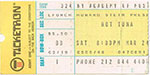 1973-03-24 Late Show Ticket