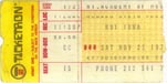 1975-11-22 Late Show Ticket