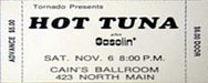 1976-11-06 Ticket
