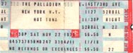 1976-11-27 Late Show Ticket