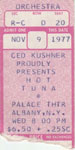 1977-11-09 Ticket