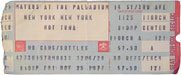 1977-11-25 Early Show Ticket