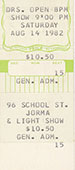 1982-08-14 Ticket