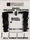 1986-10-23 Backstage Pass