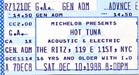 1988-12-10 Early Ticket