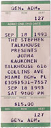 1993-09-18 Ticket