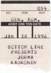 1996-01-18 Ticket Late Show