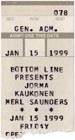 1999-01-15 Ticket Late Show