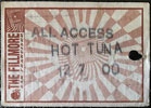 2000-12-07 Backstage Pass