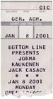 2001-01-08 Ticket Late Show