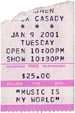 2001-01-09 Ticket Late Show