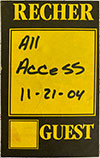2004-11-21 Backstage Pass