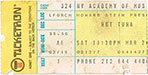 1973-03-24 Late Show Ticket