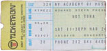 1973-03-24 Late Show Ticket