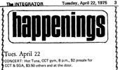 1975-04-22 Issue of Clarkson Integrator