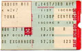 1976-11-27 Late Show Ticket