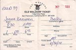 1978-08-30 Late Ticket