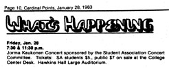 Cardinal Points, January 28, 1983, Page 10