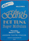 1987-03-05 Backstage Pass