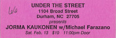 1993-02-13 Ticket