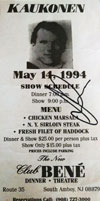 1994-05-14 Handbill