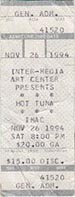 1994-11-26 Early Ticket