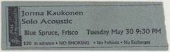 2000-05-30 Late Ticket