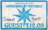 2003-07-12 Backstage Pass