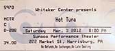 2012-03-03 Ticket