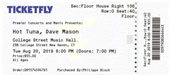 2019-08-20 Ticket