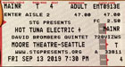 2019-09-13 Ticket