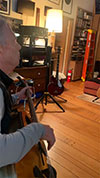 2020-08-01 Jack playing along from home on Facebook