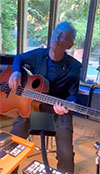 2020-08-15 Jack playing along from home on Facebook
