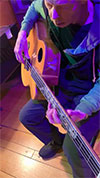 2020-12-26 Jack playing along from home on Facebook